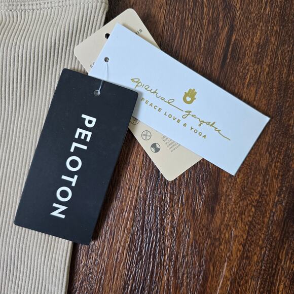 Spiritual Gangster x Peloton Love Sculpt Ribbed 7/8 Seamless Leggings, M/L NWOT - Picture 7 of 7